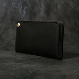 【2025 SPECIAL】FW1 クロスハッチコードバン ≪BLACK≫ ジップロングウォレット