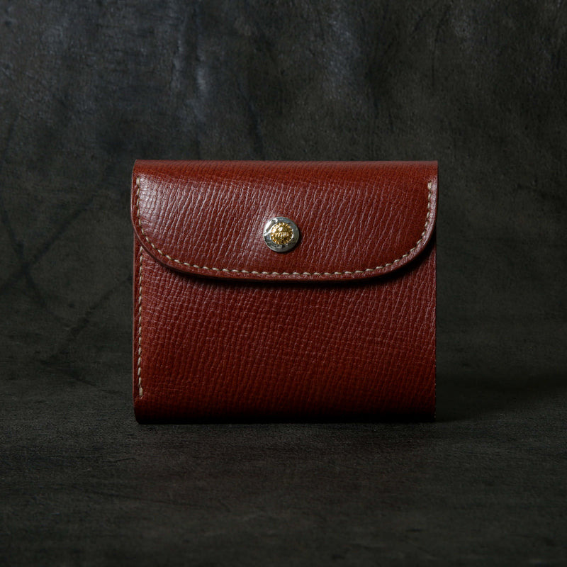 【2025 SPECIAL】W5 クロスハッチコードバン ≪BROWN≫ ショートウォレット