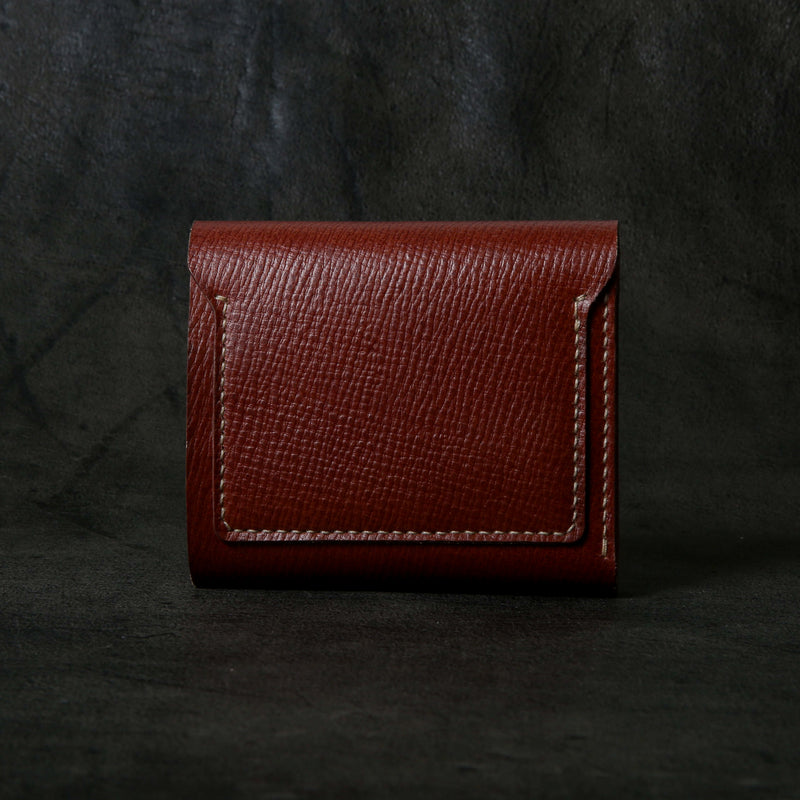 【2025 SPECIAL】W5 クロスハッチコードバン ≪BROWN≫ ショートウォレット