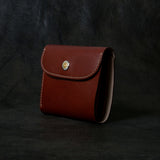 【2025 SPECIAL】W5 クロスハッチコードバン ≪BROWN≫ ショートウォレット