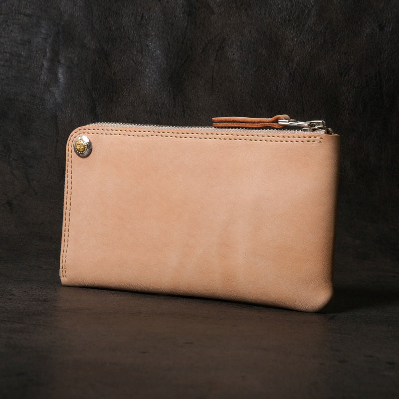 【2025 SPECIAL】FW5 ヒマラヤクロコ × ベルギーヌメ L字ファスナーロングウォレット