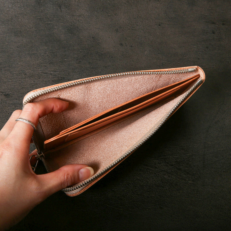 【2025 SPECIAL】FW5 ヒマラヤクロコ × ベルギーヌメ L字ファスナーロングウォレット