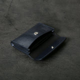 【2025 SPECIAL】CA6 藍染パイソン × ブライドルレザー カードケース