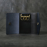 【2025 SPECIAL】KC6 藍染パイソン × ブライドルレザー キーケース