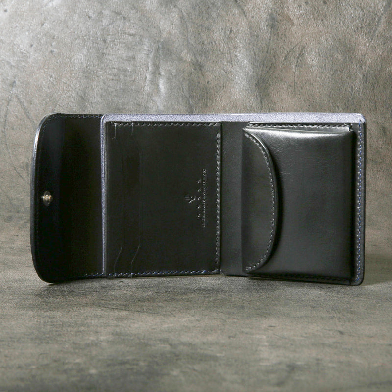 【2025 SPECIAL】W5 藍染パイソン × ブライドルレザー ショートウォレット