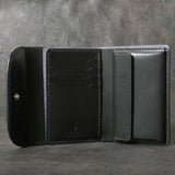 【2025 SPECIAL】W6 藍染パイソン × ブライドルレザー ミドルウォレット