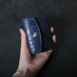 【2025 SPECIAL】C3 藍染クロコ × ブライドルレザー コイン＆カードケース