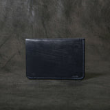 【2025 SPECIAL】CA7 藍染クロコ × ブライドルレザー カードケース