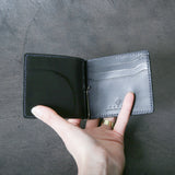 【2025 SPECIAL】MC1 藍染クロコ × ブライドルレザー マネークリップ