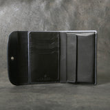 【2025 SPECIAL】W6 藍染クロコ × ブライドルレザー ミドルウォレット