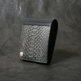 【2025 SPECIAL】W1 墨染めパイソン ショートウォレット