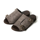 【2026 NEW COLLECTION】#16501 ≪GRAY≫ DOUBLE BUCKLE SANDAL ダブルバックルサンダル