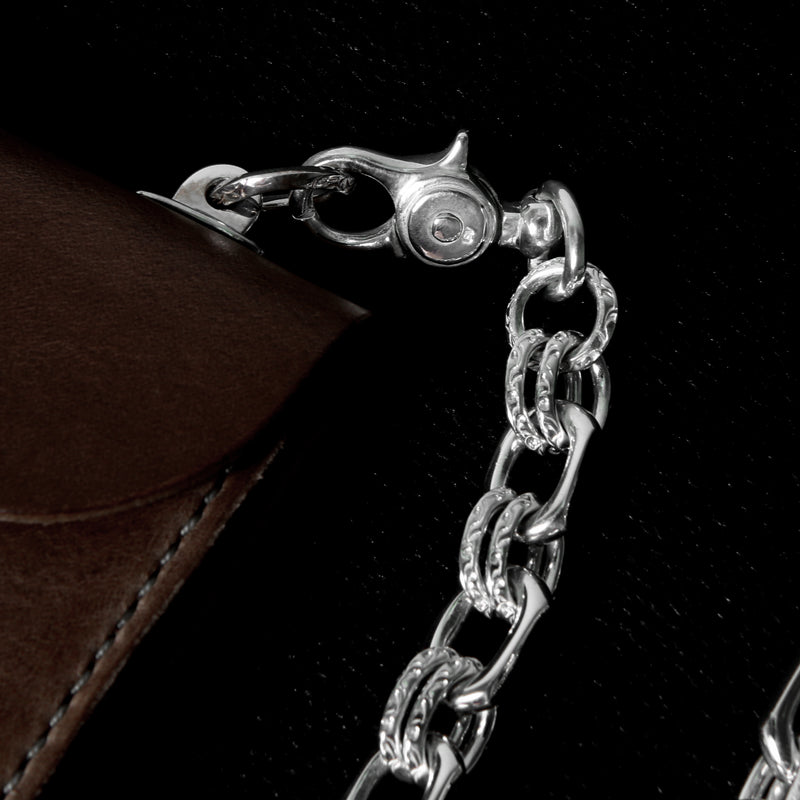 RWSC3 RIBBON PARTS WALLET CHAIN (ARABESQUE) , SMALL /  唐草小リボン ウォレットチェーン