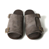 【2026 NEW COLLECTION】#16501 ≪GRAY≫ DOUBLE BUCKLE SANDAL ダブルバックルサンダル