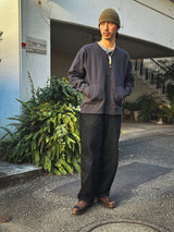 RBTM15B ≪BLACK≫ "MOTOR NEW VINTAGE" OLD BAGGY BLACK DENIM TROUSER オールドバギーブラックデニムトラウザー