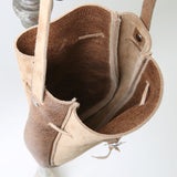 【LIMITED】RBAG21 ≪NATURAL SUEDE≫ MOTOR DRAWSTRING BAG / 巾着ショルダーバッグ ナチュラルスウェード