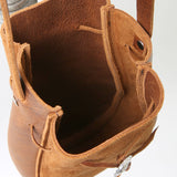 【LIMITED】RBAG21 ≪BROWN SUEDE≫ MOTOR DRAWSTRING BAG / 巾着ショルダーバッグ ブラウンスウェード