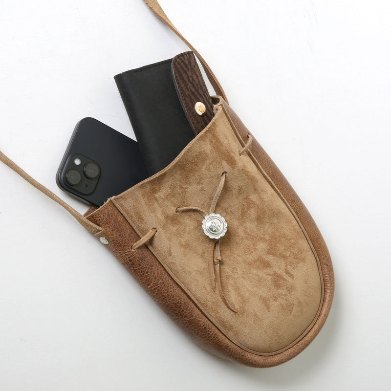 【LIMITED】RBAG20 ≪BROWN≫ MOTOR DRAWSTRING BAG / 巾着ショルダーバッグ