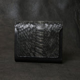 【2025 SPECIAL】W5 墨染めパイソン ショートウォレット