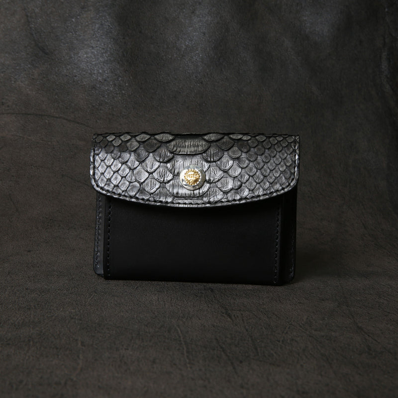 【2025 SPECIAL】C3 墨染めパイソン コイン＆カードケース