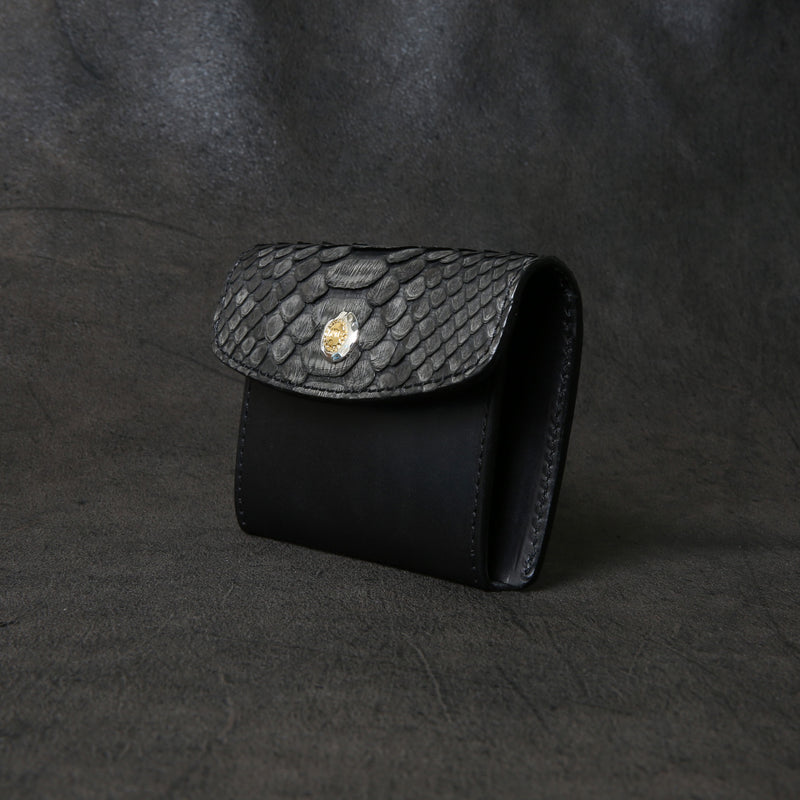 【2025 SPECIAL】C3 墨染めパイソン コイン＆カードケース
