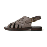 【2026 NEW COLLECTION】#1660 ≪GRAY≫ ITALIAN LEATHER MESH SANDAL イタリアンレザーメッシュサンダル
