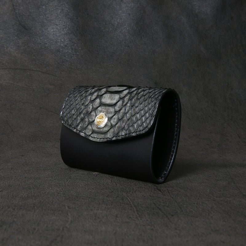 【2025 SPECIAL】KC6 墨染めパイソン キーケース