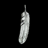 【NEW ARRIVAL】FT-58L FEATHER PENDANT , LARGE , LEFT /  55プレーン大フェザー(左)