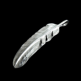 【NEW ARRIVAL】FT-58L FEATHER PENDANT , LARGE , LEFT /  55プレーン大フェザー(左)