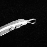 【NEW ARRIVAL】FT-58L FEATHER PENDANT , LARGE , LEFT /  55プレーン大フェザー(左)