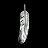 【NEW ARRIVAL】FT-58R FEATHER PENDANT , LARGE , RIGHT /  55プレーン大フェザー(右)