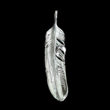 【NEW ARRIVAL】FT-58R FEATHER PENDANT , LARGE , RIGHT /  55プレーン大フェザー(右)