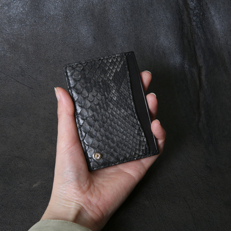 【2025 SPECIAL】CA5 墨染めパイソン カードケース