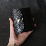 【2025 SPECIAL】W5 墨染めパイソン ショートウォレット