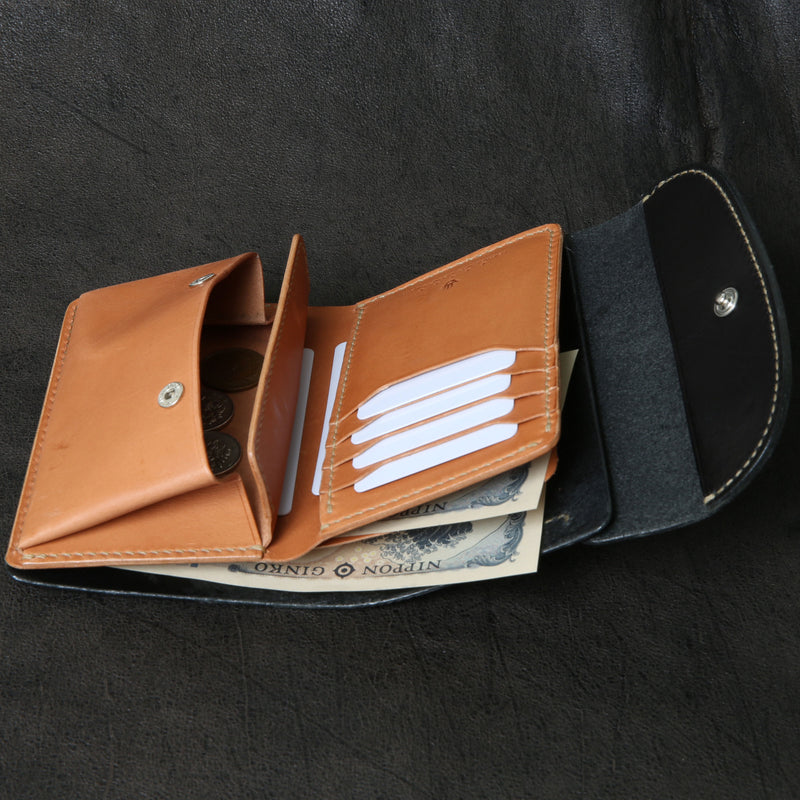 Middle Leather Wallet ミドルウォレットFORANRO W6R ≪BROWN≫ MIDDLE WALLET / ミドルウォレット – MOTO ONLINE STORE