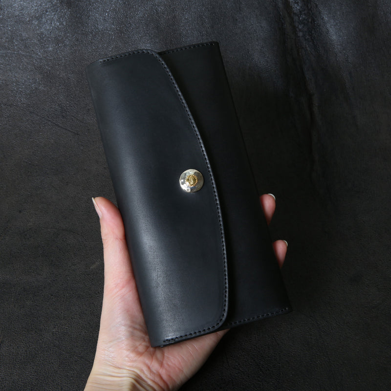 【2025 SPECIAL】LW2 墨染コードバン ロングウォレット