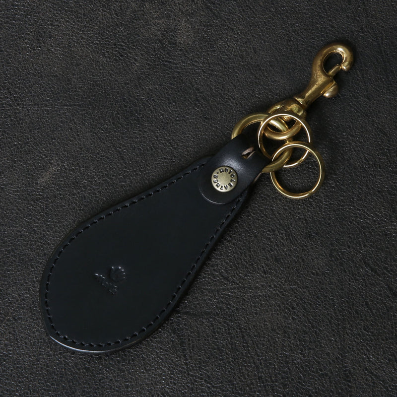 【2025 SPECIAL】KH10 墨染コードバン 靴べらキーホルダー