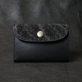 【2025 SPECIAL】W6 墨染めエレファント × 墨染めコードバン ミドルウォレット