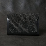 【2025 SPECIAL】W6 墨染めエレファント × 墨染めコードバン ミドルウォレット