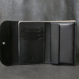 【2025 SPECIAL】W6 墨染めエレファント × 墨染めコードバン ミドルウォレット