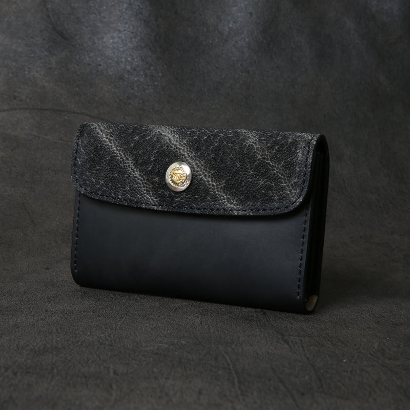 【2025 SPECIAL】CA6 墨染めエレファント × 墨染めコードバン カードケース