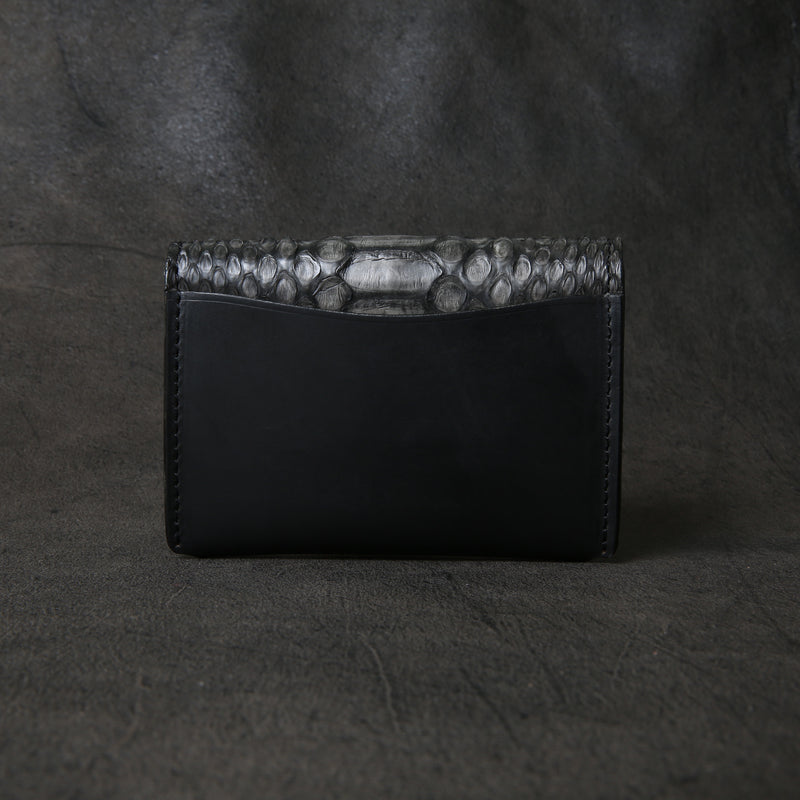 【2025 SPECIAL】C3 墨染めパイソン × 墨染めコードバン コイン＆カードケース