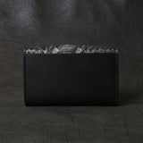 【2025 SPECIAL】CA6 墨染めパイソン × 墨染めコードバン カードケース