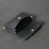 【2025 SPECIAL】CA6 墨染めパイソン × 墨染めコードバン カードケース