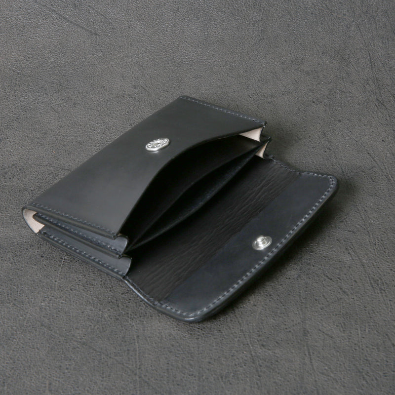 【2025 SPECIAL】CA6 墨染めパイソン × 墨染めコードバン カードケース