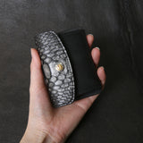 【2025 SPECIAL】C3 墨染めパイソン × 墨染めコードバン コイン＆カードケース