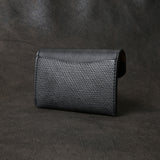 【2025 SPECIAL】C3 フルグレインブライドルレザー × ロシアンカーフ ≪BLACK≫ コインケース