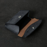 【2025 SPECIAL】C3 フルグレインブライドルレザー × ロシアンカーフ ≪BLACK≫ コインケース