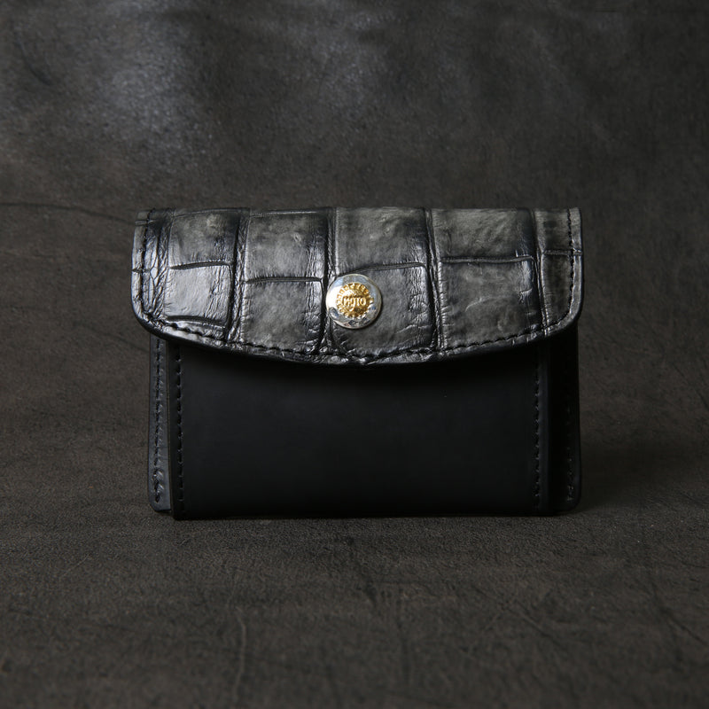 【2025 SPECIAL】C3 墨染めクロコ × 墨染めコードバン コイン＆カードケース