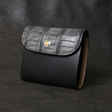 【2025 SPECIAL】W5 墨染めクロコ × 墨染めコードバン ショートウォレット